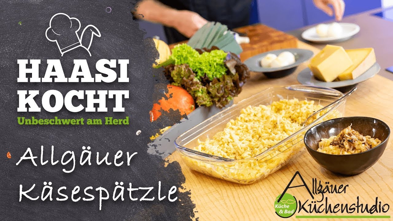 Allgäuer Käsespätzle *zum Mitkochen* 🧀 || Allgäuer Küchenstudio