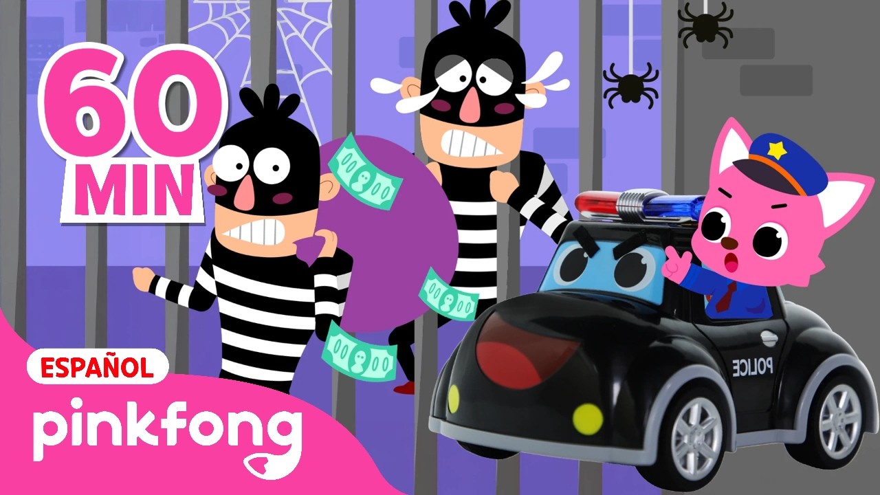 ¡Ayuda, policías Pinkfong y Ninimo!🚓🚨 | ¡A atrapar a los ladrones! y Más | Pinkfong en español