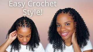 Criss Cross Rubberband Crochet Braid Hairstyle | Sams Beauty