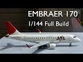 ハセガワ 1/144 EMBRAER 170 製作① #JAL #旅客機 #プラモデル