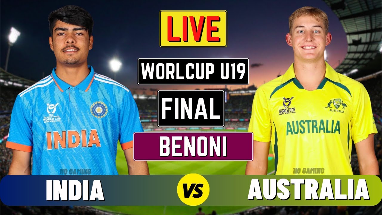 LIVE🔴 India Vs Australia Under19 World Cup Final Ind U19 vs Aus U19 Final indvsaus 