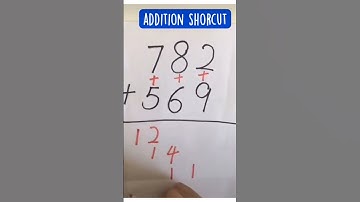 shortcut method for addition #shorts