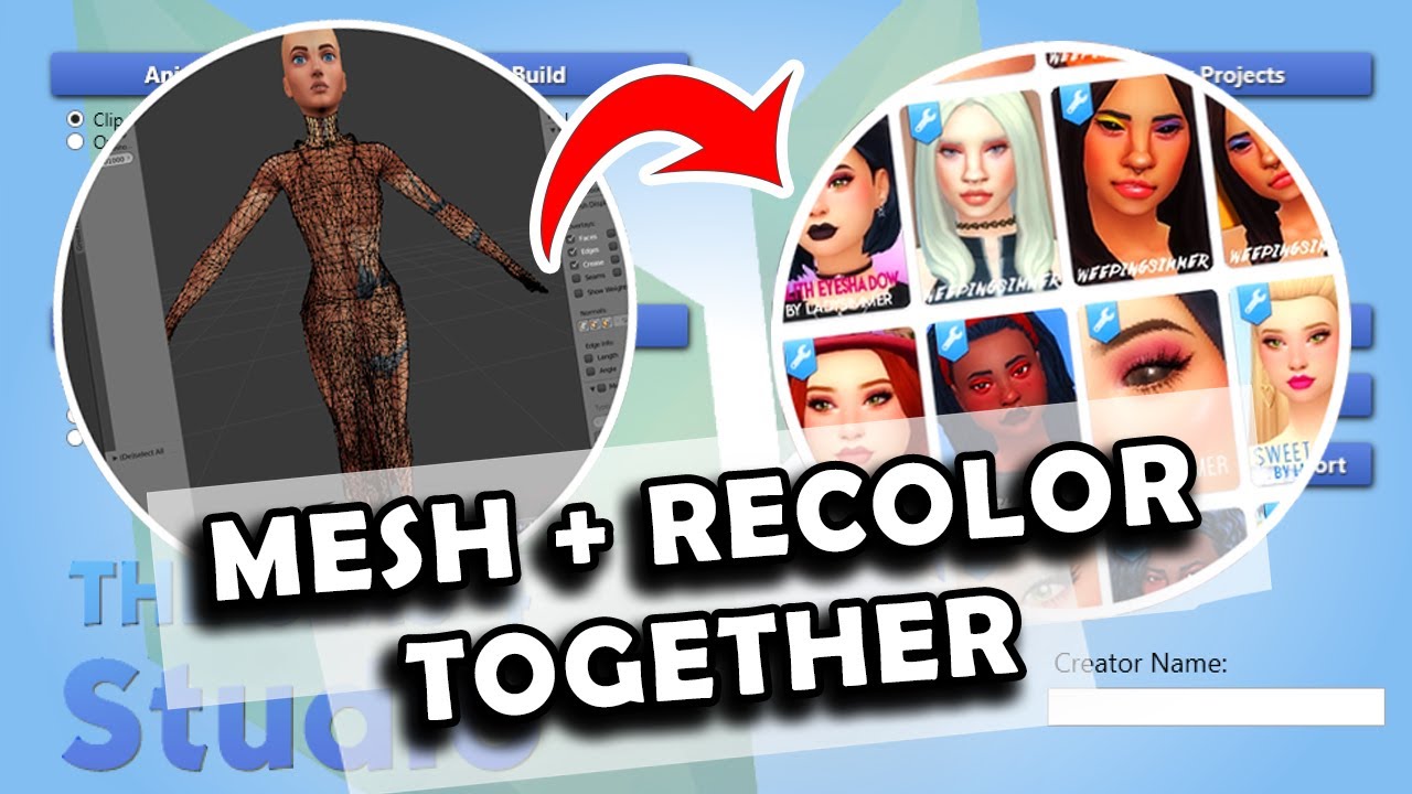 Precisam de saber isto sobre MESH e RECOLORS! | Tutorial | The Sims 4 ...