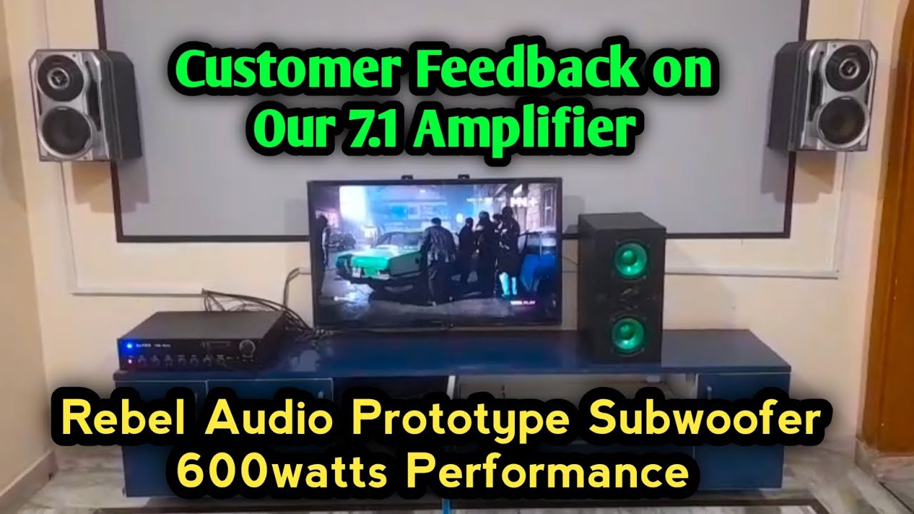 Customer Feedback on our 7.1 Amplifier | Rebel Audio Prototype ...