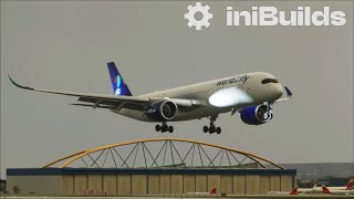 Madrid Barajas Lemd Landing Inibuilds A350-900 Msfs