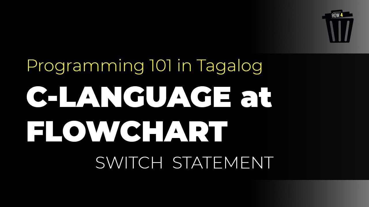 C, Flowchart at Switch Statement in Tagalog YouTube