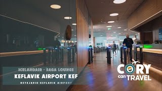 Iceland Air Saga Lounge Review KEF Keflavik Iceland