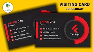Simple Business Card Design || Step by Step || CorelCanvas #visitingcard #businesscard #coreldraw