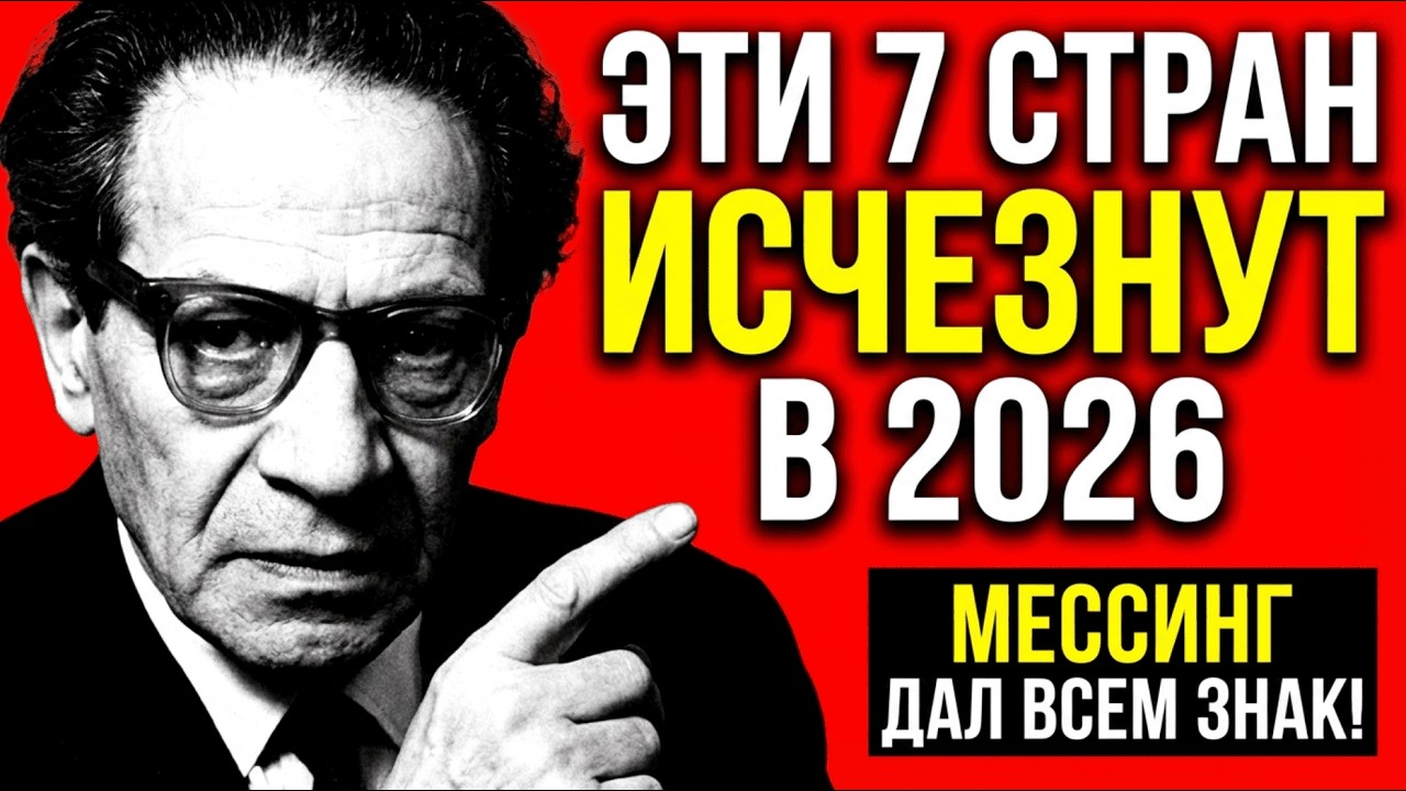 Пророчество Мессинга на Весну 2026: 7 Держав Исчезнут с Карты Мира | Точка Невозврата