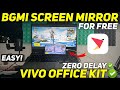 Free Screen Mirroring App For Bgmi Livestream | Android to Laptop Mirroring | Vivo Office Kit