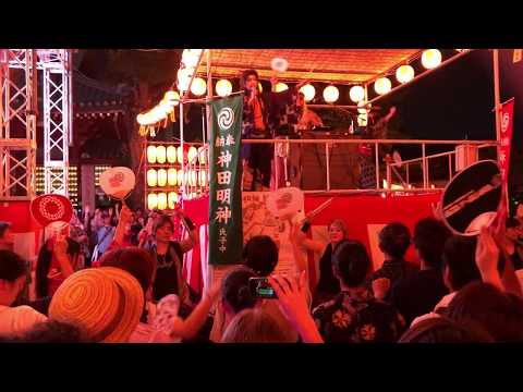 HD[神田明神盆踊り2018]BOY MEETS GIRL The Bon Dance Festival @kanda-myoujin,Tokyo,Japan DJ KOO toudai ondo