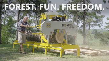 Frontier Sawmills Attachments - Log Loading Ramps & Winch System