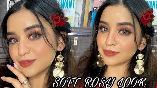 ROSY DAY TIME MAKEUP look 2020 Teenagers Freshers Party Look ️