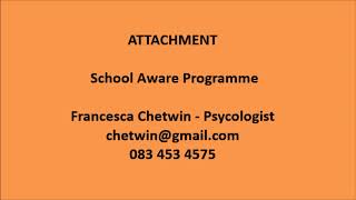 Child Trauma Conference 2020: Attachment Aware Schools Francesca Chetwin