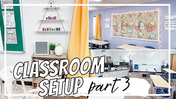 MIDDLE SCHOOL CLASSROOM SETUP | PART 3 | TRAILER | LIVMJEV