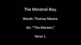 The Minstrel Boy sung