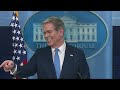 LIVE: White House Press Briefing with Treasury Secretary Scott Bessent