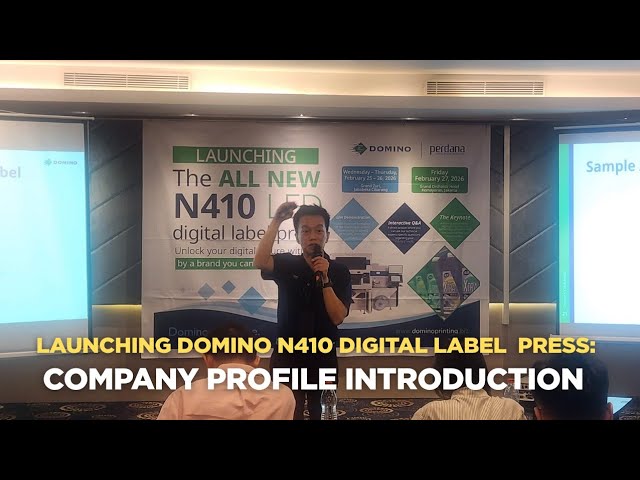 Launching Domino N410 Digital Label Press (1) | Perkenalan Profile Company DOMINO