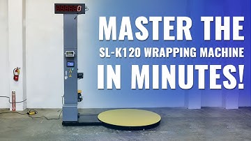 SL-K120 Wrapping machine Quick guide using our HMI LCD screen