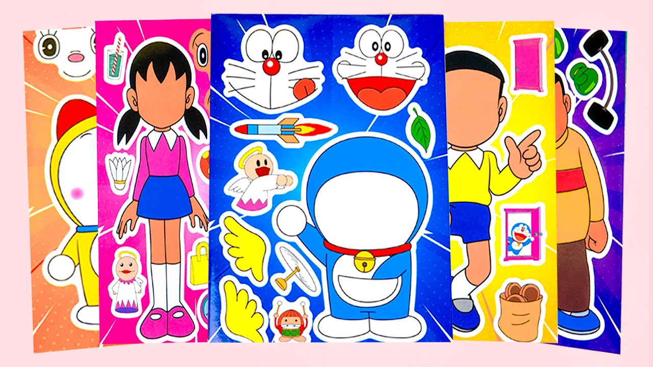 【癒しASMR】ドラえもん 🚪 のステッカーを優しく剥がす音🎧Realxing ASMR with Doraemon Sticker