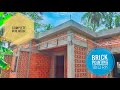 Eco-friendly budget home at Kannur | Pointing work on brick|Kerala traditional contemporary design