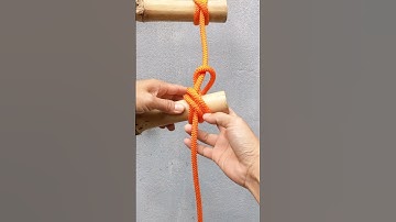 How To Tie/ Double Constrictor hitch knot/ Rope Diy.