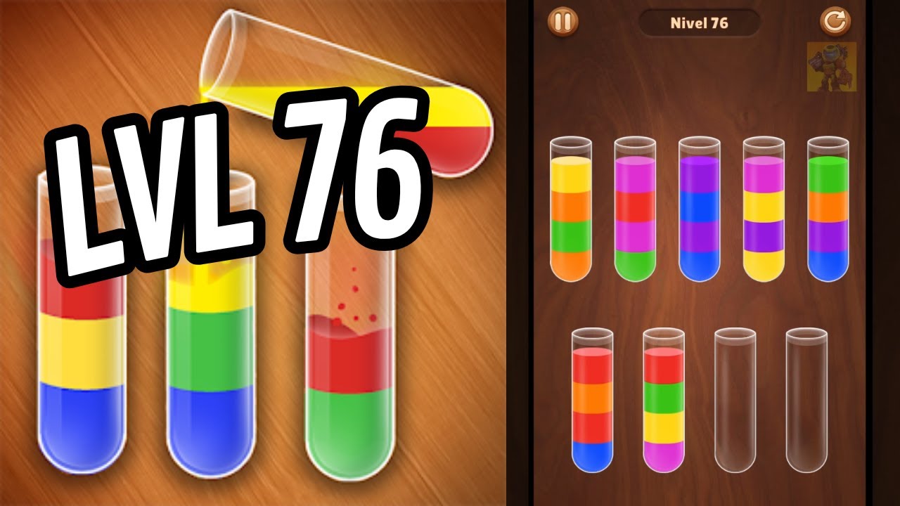 🏅 SORT Color Water 🧪 LEVEL 76 🧪 Gameplay Walkthrough