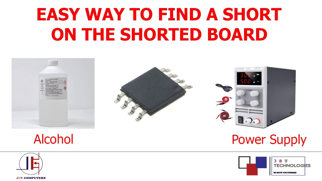 Short Component How to detect a shorted component using alcohol - Hp envy 360 - YouTube