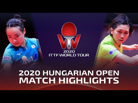 Mima Ito vs Hitomi Sato | 2020 ITTF Hungarian Open Highlights (1/4)