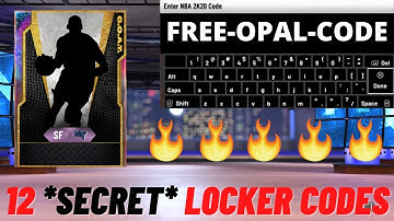 12 INSANE *SECRET* LOCKER CODES IN NBA 2K20