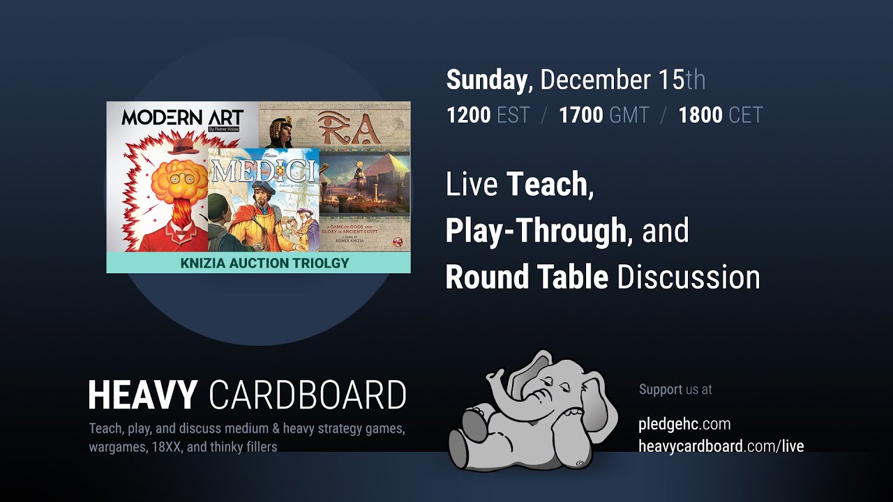 Medici 5p Teaching, Play-through, & Round table by Heavy Cardboard