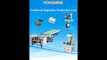 Traditional Rigid Boxes Production Line (HM-850A+40+500Z)