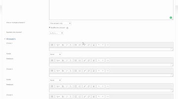 Getting Started with Creating Quiz Questions in Moodle