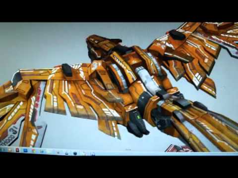 Papercraft zoids-voltron