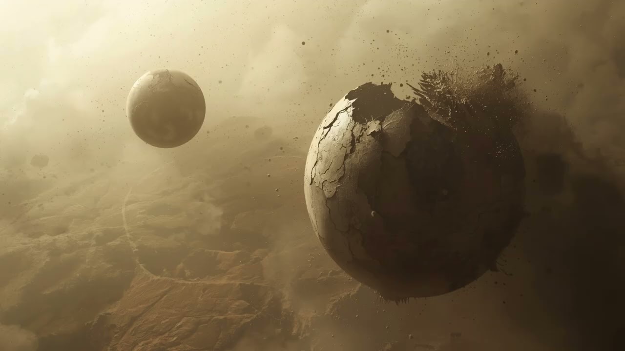 Continents Adrift A Planet Unmaking Itself Above Its Own Surface 🌍 2 Hour Slow Separation Soundscap