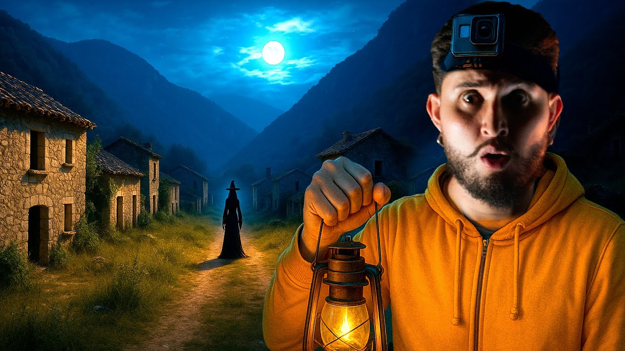 На нас НАПАЛА ВЕДЬМА-ПРИЗРАК из заброшенной деревни.