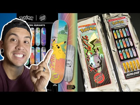 1x Santa Cruz Pokémon Skateboard Deck Mew Edition | Kaufen auf Ricardo