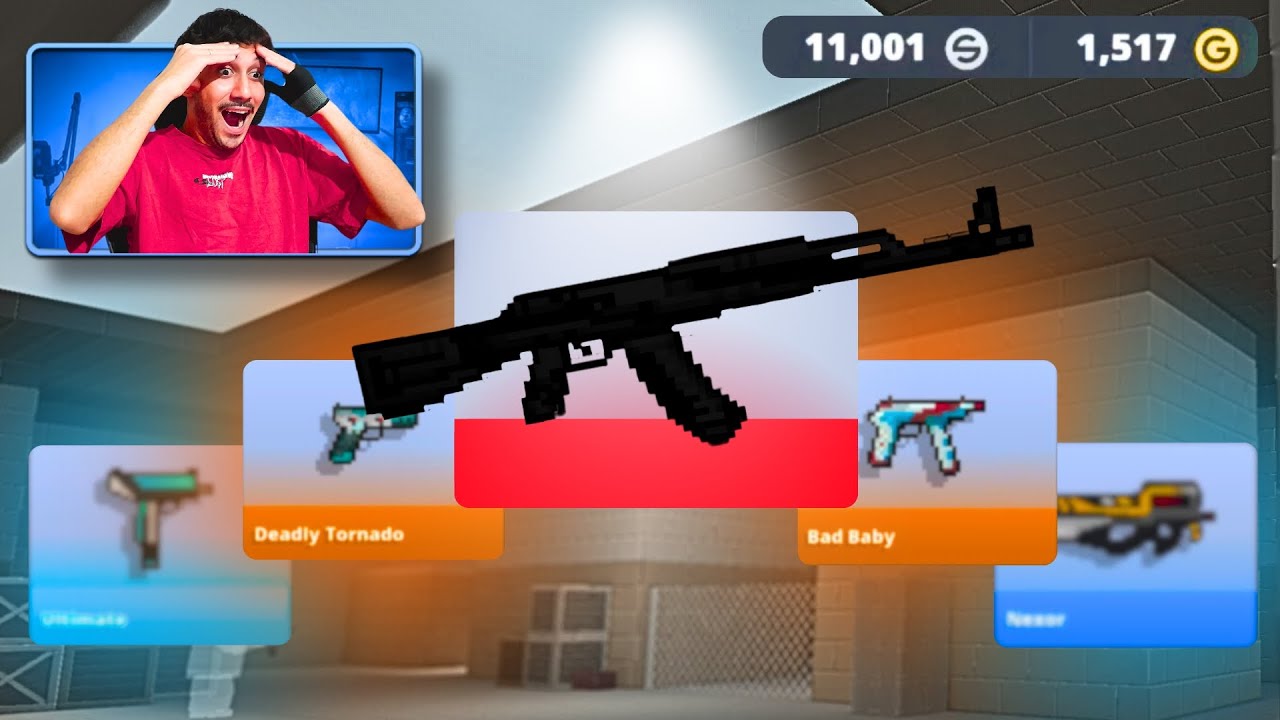 ABRI a CAIXA MAIS CARA do BLOCK STRIKE e DROPEI uma SKIN LENDÁRIA ...