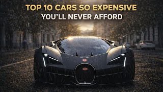 TOP 10 CARS SO EXPENSIVE YOU'LL NEVER AFFORD