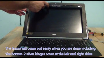 Laptop screen replacement / How to replace laptop screen: Acer Aspire V15 Nitro Black Ed.