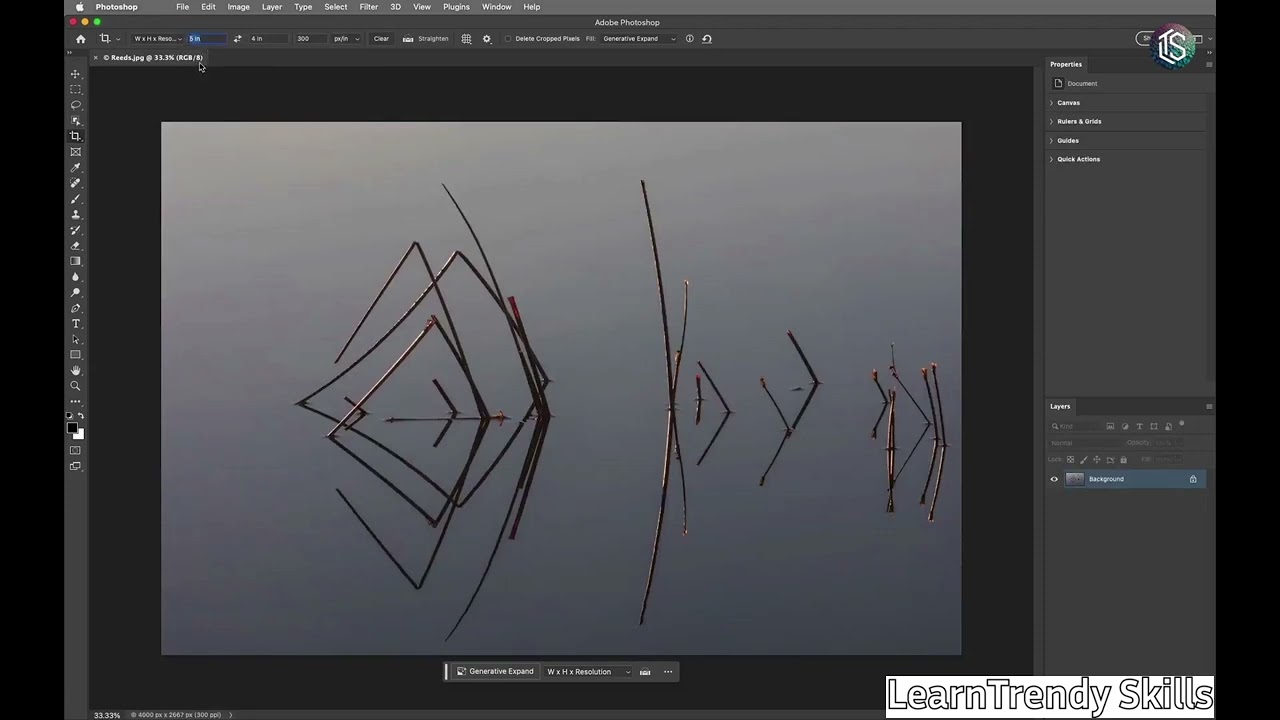 Crop and Resize an Image in One Step | Photoshop Quick Tip