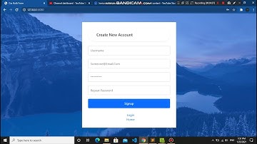 Create user #registration _form with #Bootstrap and #Css  -video  - 3