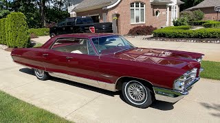 1965 Pontiac Bonneville 421-4bbl Start, Ride & Twilight Drive: Near-Luxury Automotive Perfection