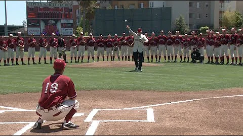 EYEBRONCO: Stephen Schott '60 First Pitch