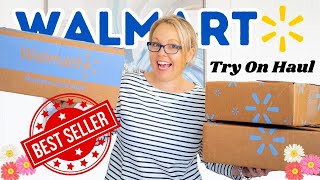 Huge Walmart  Spring + Summer Try on Haul | Best Sellers | Sale Items | Fashion over 40