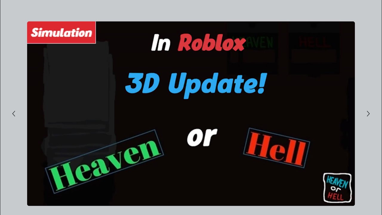 Playing Heaven Or Hell In Roblox YouTube 