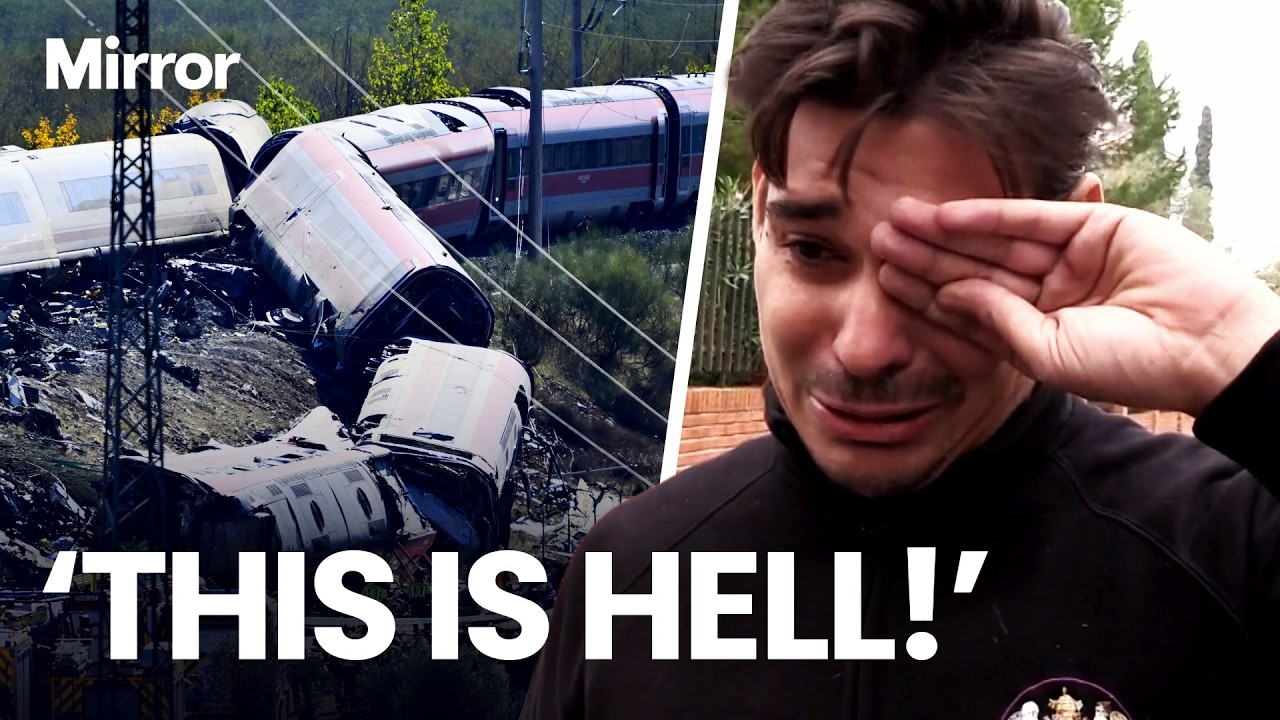 LEAKED AUDIO exposes DEADLY mistake behind Spanish train crash as dozens of victims still missing