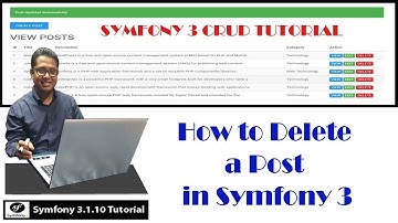 How to Delete a Post in Symfony 3