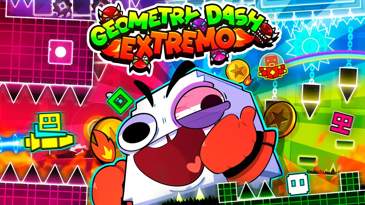 ¡COMPLETE TODO GEOMETRY DASH EN MODO EXTREMO!