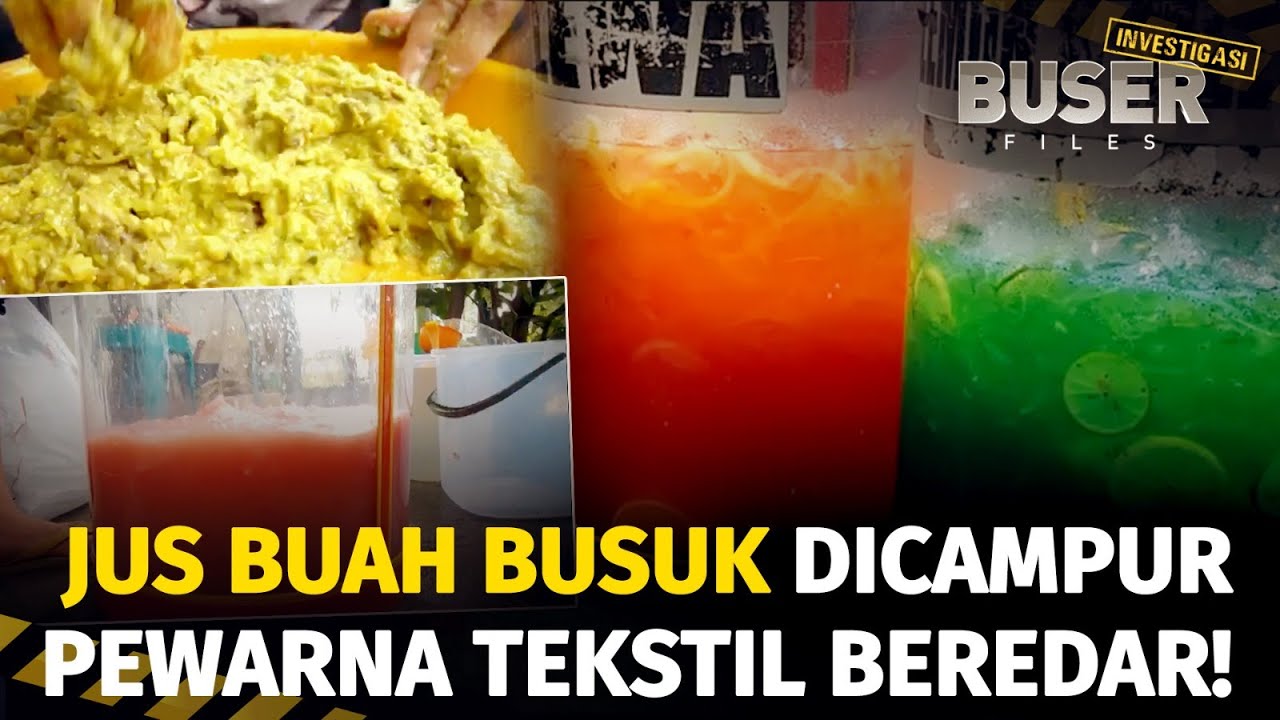 Racikan Ngawur Es Buah Busuk | Buser Investigasi